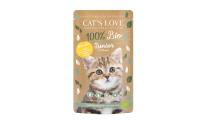 Cat's Love Nassfutter Junior BIO Geflügel