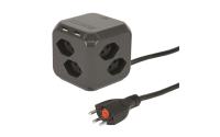 Steffen CUBE mit 2x USB-A 2.4A anthrazit