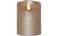 Star Trading LED Pillar Kerze Flamme Rustic