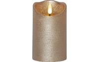 Star Trading LED Pillar Kerze Flamme Rustic