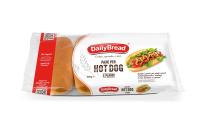 Daily Bread Hot Dog Buns geschnitten