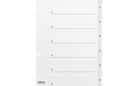 Kolma Zahlen-Register A4 KolmaFlex weiss