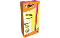 Bic Textmarker Brite Liner Grip, 12 Stk