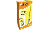 Bic Textmarker Brite Liner Grip, 12 Stk