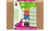 Marabu Alkydfarbe Green Set Basic