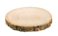 Dekomat Holz-Baumscheibe mit Rinde