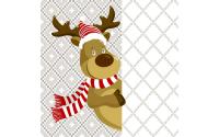 Paper + Design Servietten Reindeer Fun