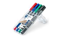STAEDTLER Marker Lumocolor perm 4St