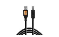 USB 2.0 to Male B, 15 (4.6m), Black