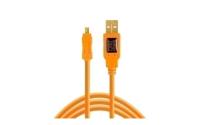 USB 2.0 to Mini-B 8-Pin, 4.6m, Orange
