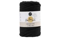 lalana Wolle Macrame rope black