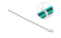 Delock Kabelbinder L:200 x B:4.8mm weiss