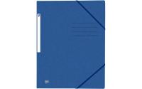 Oxford Gummibandmappe blau