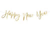 Partydeco Girlande Happy New Year Schrift