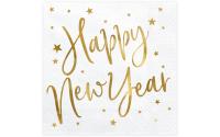 Partydeco Serviette Happy New Year