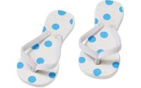 Hobbyfun Mini-Kleidung Flip-Flops blau gep.