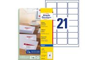 Avery Zweckform Etik. Adress 63,5x38,1mm