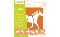 Avenue Mandarine Schablonen Set Pferde