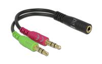 Delock Headset Adapter 1x3.5mm 4 Pin