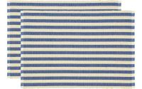 Södahl Tischset Statement Stripe Blau