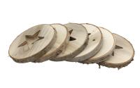 Dameco Untersetzer Sterne aus Holz