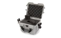 Kunststoffkoffer 908, mit Schaum, silber