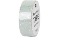 Rico Washi Tape Punkte, mint-gold