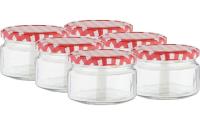 axentia Einmachgläser Karo 250ml 6 Stk