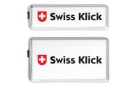 SWISS KLICK Nummernrahmen Hochformat SET