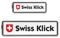 SWISS KLICK Nummernrahmen Langformat SET