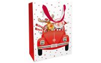 B+C Geschenktasche Santa's Red Car