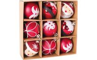 Dekomat Christbaumkugeln, Rot-Weiss