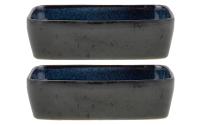 BITZ Schale rechteckig 19cm Schwarz/Blau