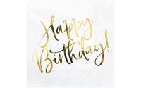 Partydeco Servietten Happy Birthday