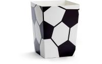 Partydeco Popcornboxen Fussball