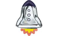 Partydeco Teller Kosmos Rakete