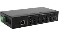 Exsys 7-Port USB 2.0 HUB für Tisch, Wand