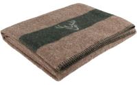 Eskimo Decke Armeedecke Hirsch, Braun-Grün