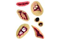 Halloween Wunde Latex assortiert