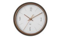 TFA Funk-Wanduhr Schwarz/Kupfer