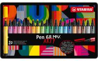 STABILO Pen 68 MAX 20er Met. ARTY