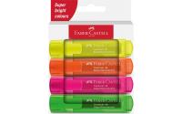 Faber-Castell Textmarker 46 Superfluor 4x