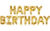 Partydeco Folienballon Happy Birthday