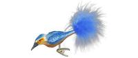 Inge Weihnachtskugel Eisvogel