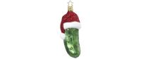 Inge Weihnachtskugel Gurke mit Kappe