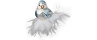 Inge Weihnachtskugel ZartesZwitschern,Vogel