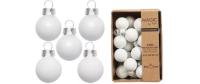 Inge Weihnachtskugel Pure White, 25 Stück