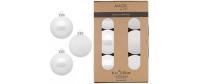 Inge Weihnachtskugel Pure White, 6 Stück