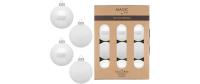 Inge Weihnachtskugel Pure White,12 Stück