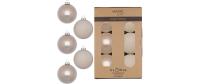 Inge Weihnachtskugel Fine Alabaster, 6 Stk